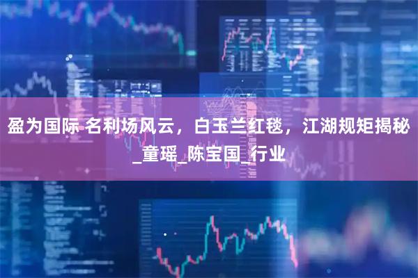 盈为国际 名利场风云，白玉兰红毯，江湖规矩揭秘_童瑶_陈宝国_行业
